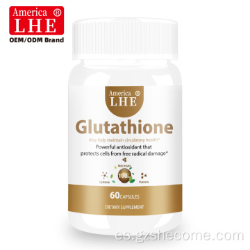 Shecome Glutatión Cápsulas Apoyo Hepático Antioxidante